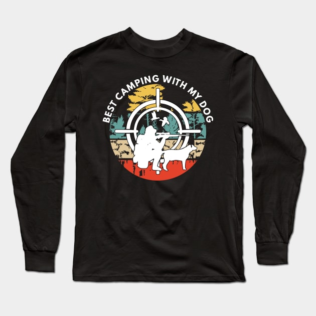 Best Camping With My Dog Long Sleeve T-Shirt by senpaistore101